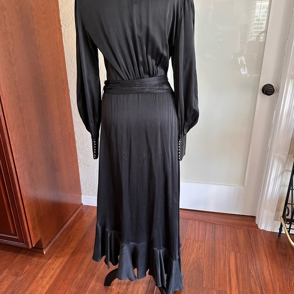 Zimmerman Asymmetrical wrap silk dress size 2 - Picture 5 of 12
